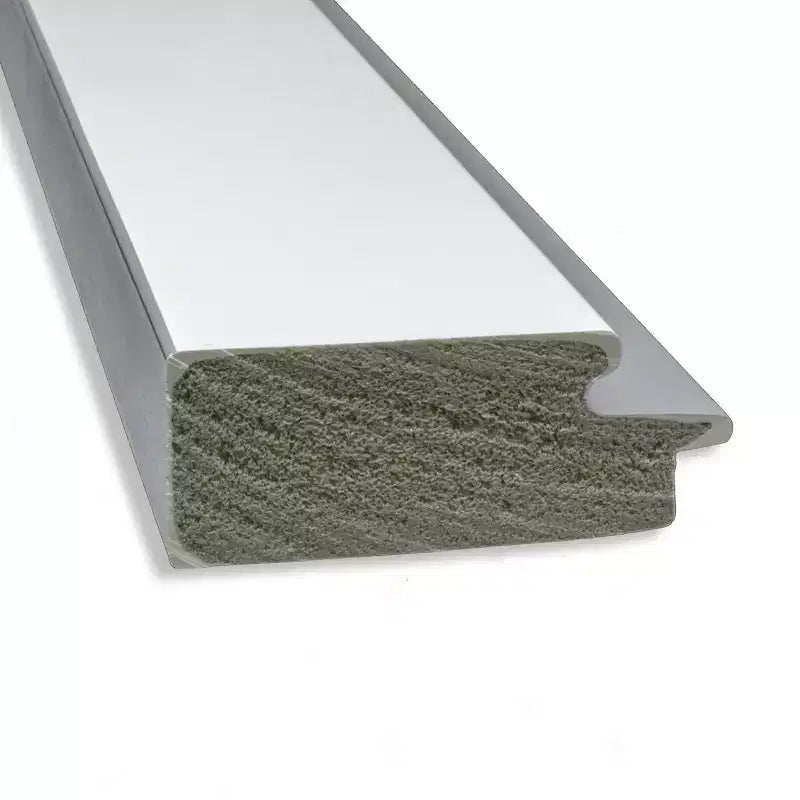 Specchio da parete quadrato, colore bianco/argento, singolo, montaggio a parete