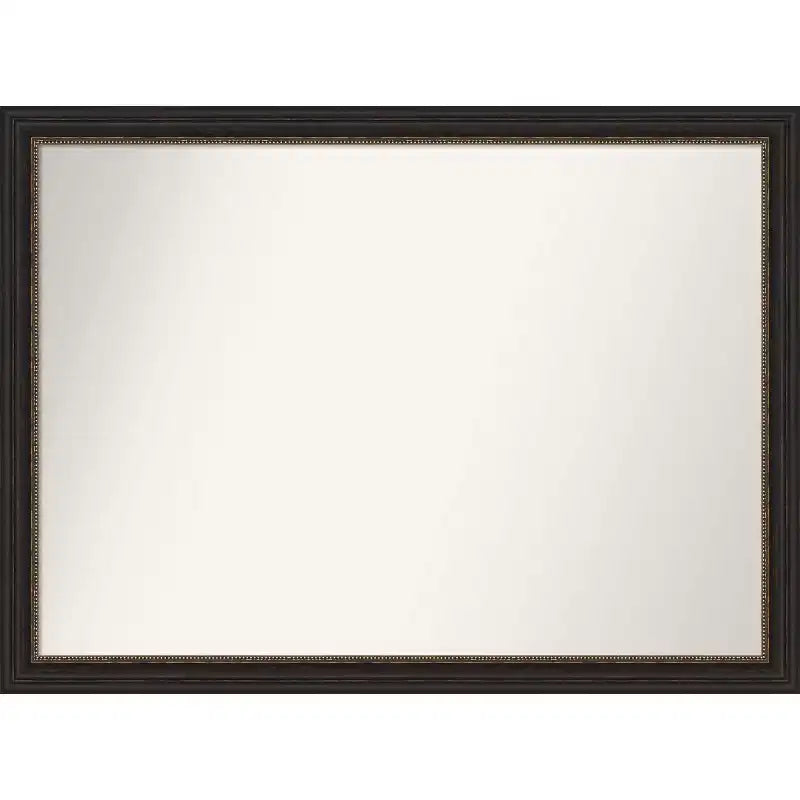 42" x 31" Non-Beveled Accent Bronze Narrow Wall Mirror - Amanti Art