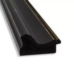 Specchio da parete rettangolare a cornice sottile color bronzo, singolo