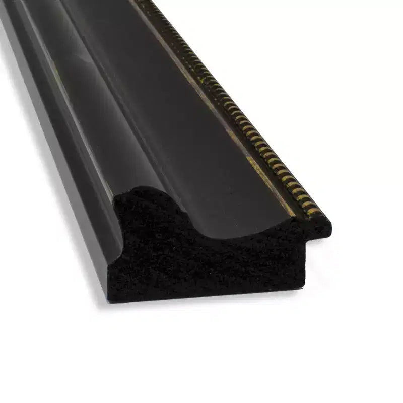 Specchio da parete rettangolare a cornice sottile color bronzo, singolo