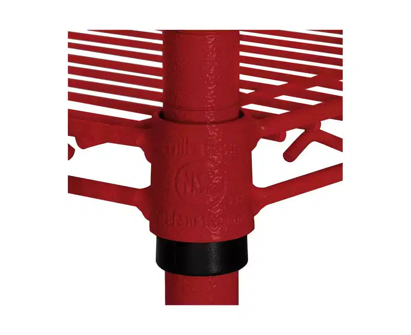 Scaffale a 6 ripiani in filo d'acciaio con ruote – Granito / Grafite / Rosso / Bianco, montaggio a 1 persona
