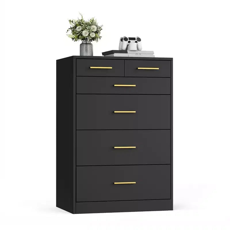 VASAGLE Custos Collection - Dresser for Bedroom, Chest of Drawers for Closet, Modern Style, TV Stand for Living Room, 6 Drawers