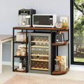 Mini Fridge Stand with Storage Shelf