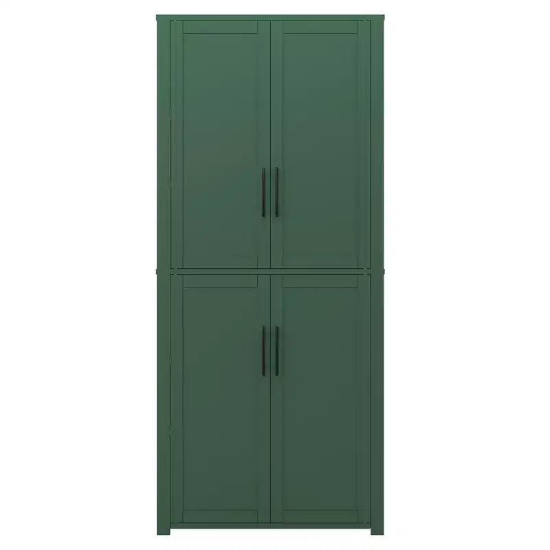 Dispensa a quattro ante indipendente – Nero/Blu/Verde/Naturale/Bianco, Utente singolo