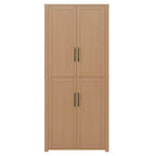 Dispensa a quattro ante indipendente – Nero/Blu/Verde/Naturale/Bianco, Utente singolo