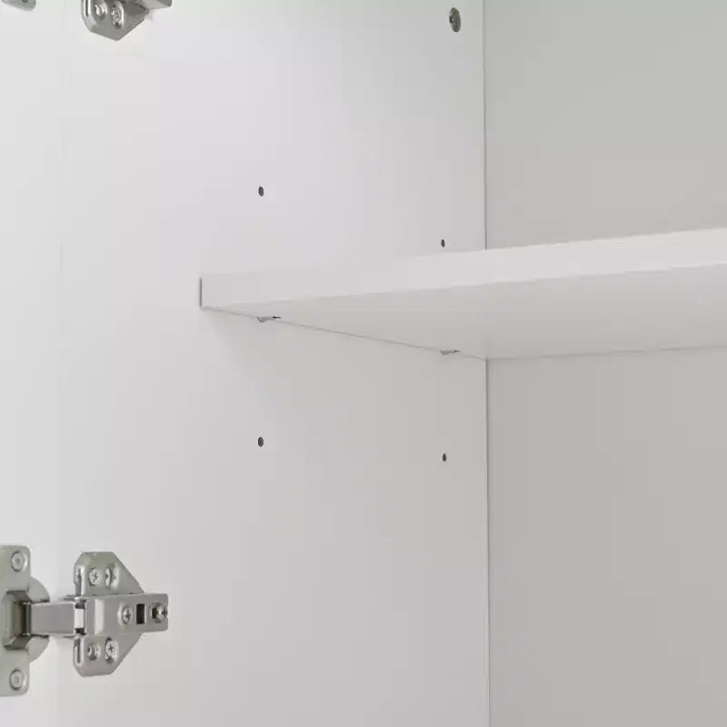 Mobile dispensa da cucina a colonna nero/blu/bianco, mobile indipendente con portabottiglie, per 1