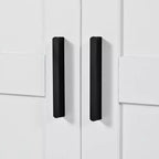 Mobile dispensa da cucina a colonna nero/blu/bianco, mobile indipendente con portabottiglie, per 1