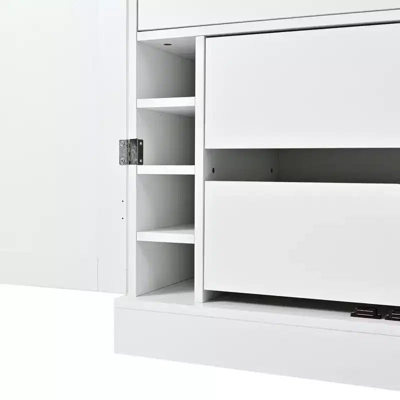 Mobile dispensa da cucina a colonna nero/blu/bianco, mobile indipendente con portabottiglie, per 1