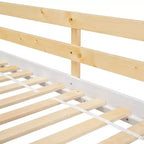 Letto a castello a casetta bianco doppio con finestre e porte, per 2 bambini