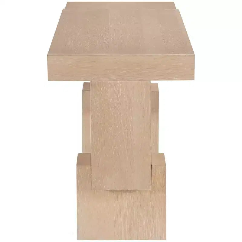 Consolle rettangolare nera/marrone/naturale, stile contemporaneo, 1 pezzo