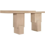 Consolle rettangolare nera/marrone/naturale, stile contemporaneo, 1 pezzo