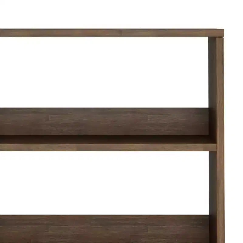 Libreria alta in Marrone Rustico con Gambe a Forcina e Cassetto – Stile Industriale, Montaggio da 1 Persona