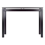 Consolle Rettangolare Dark Espresso, 1 Persona