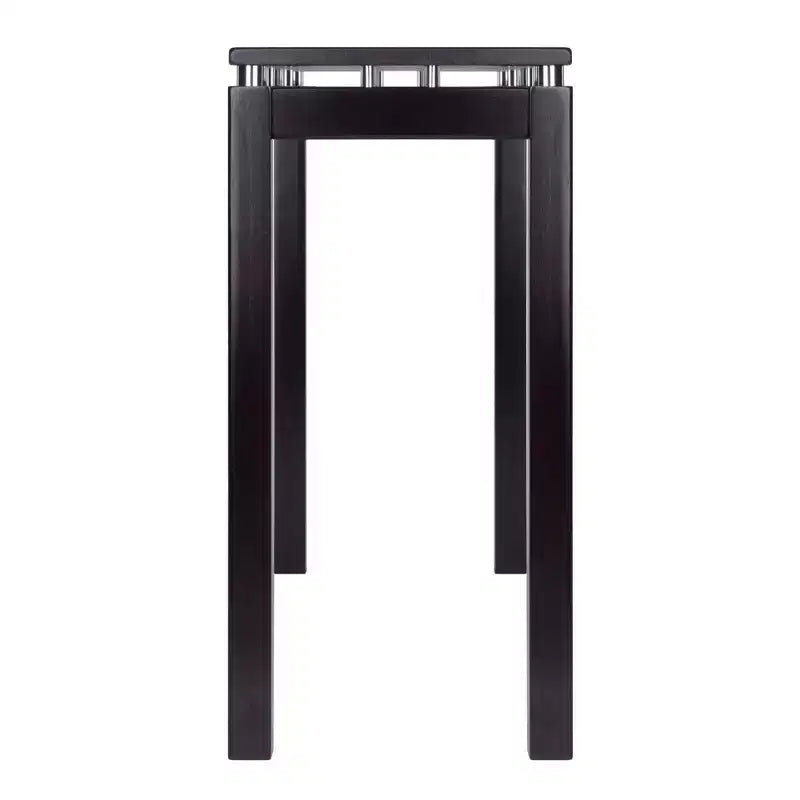 Consolle Rettangolare Dark Espresso, 1 Persona