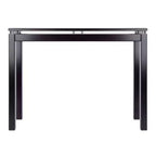 Consolle Rettangolare Dark Espresso, 1 Persona