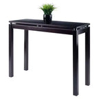 Consolle Rettangolare Dark Espresso, 1 Persona