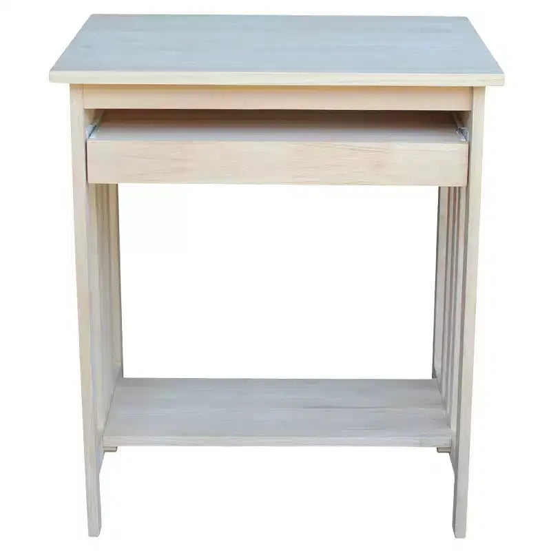 Supporto per Computer in Legno Massello Naturale Grezzo – Utente Singolo
