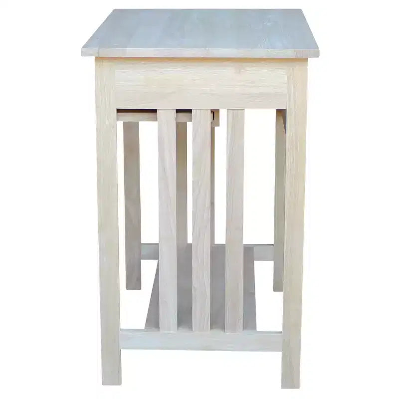 Supporto per Computer in Legno Massello Naturale Grezzo – Utente Singolo