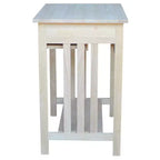 Supporto per Computer in Legno Massello Naturale Grezzo – Utente Singolo