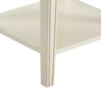 Tavolino Laterale Monocassetto Off-White, Legno, Singolo