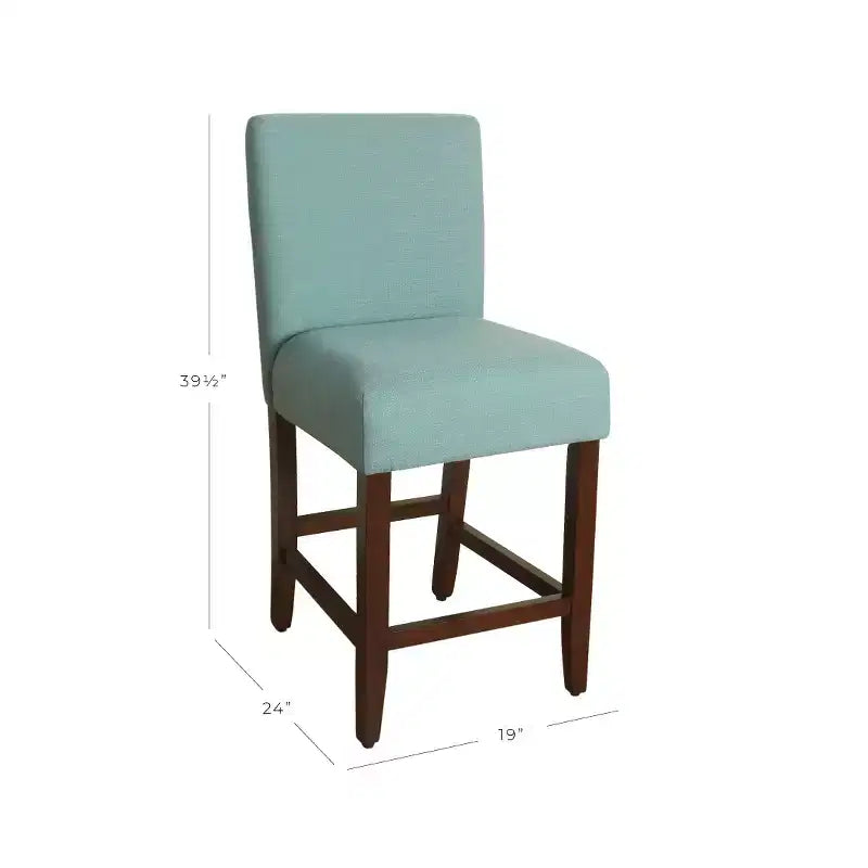 Sgabello da bancone senza braccioli imbottito marrone/multicolore, 1 posto