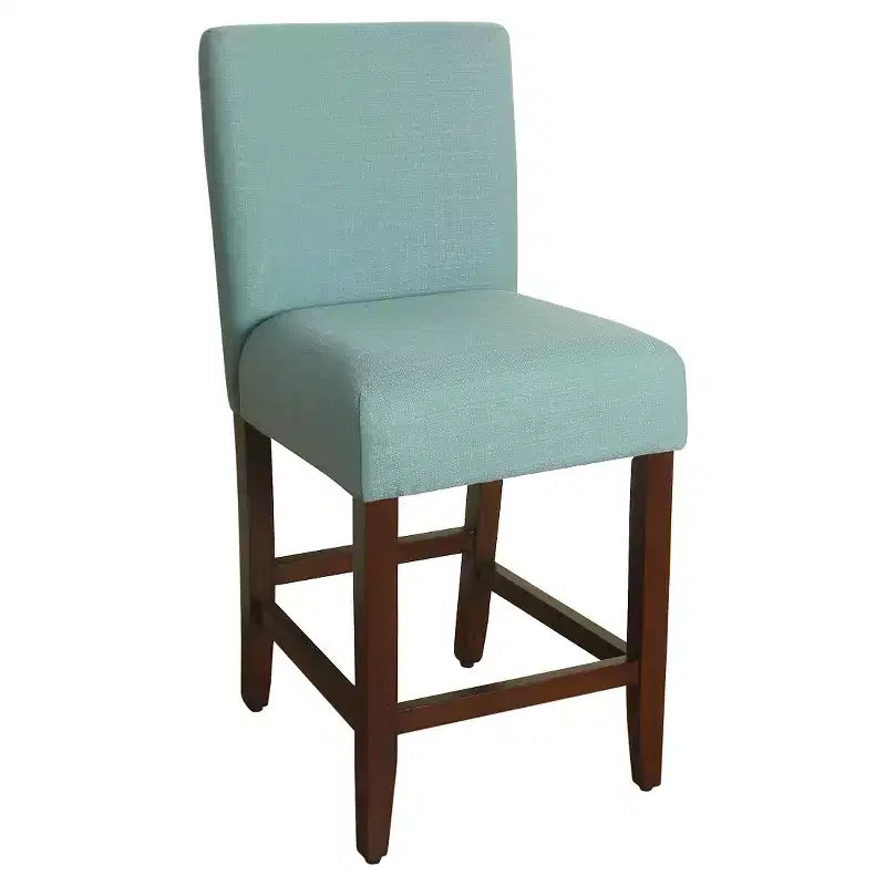 Sgabello da bancone senza braccioli imbottito marrone/multicolore, 1 posto