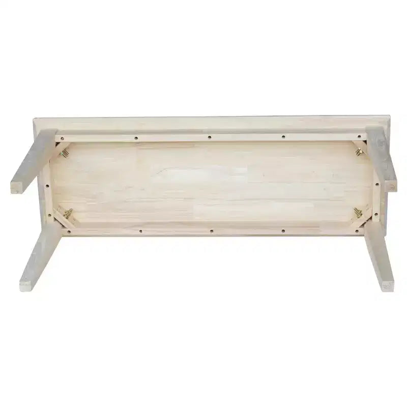 Panca in legno rettangolare nera / moka scuro / bianca / grigia / non rifinita, 2 posti