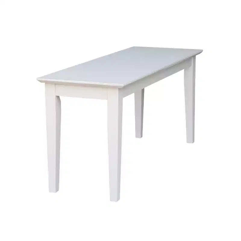 Panca in legno rettangolare nera / moka scuro / bianca / grigia / non rifinita, 2 posti
