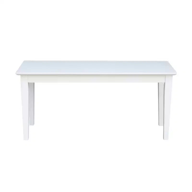 Panca in legno rettangolare nera / moka scuro / bianca / grigia / non rifinita, 2 posti