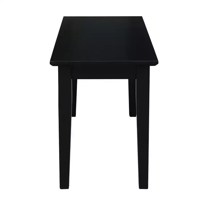 Panca in legno rettangolare nera / moka scuro / bianca / grigia / non rifinita, 2 posti