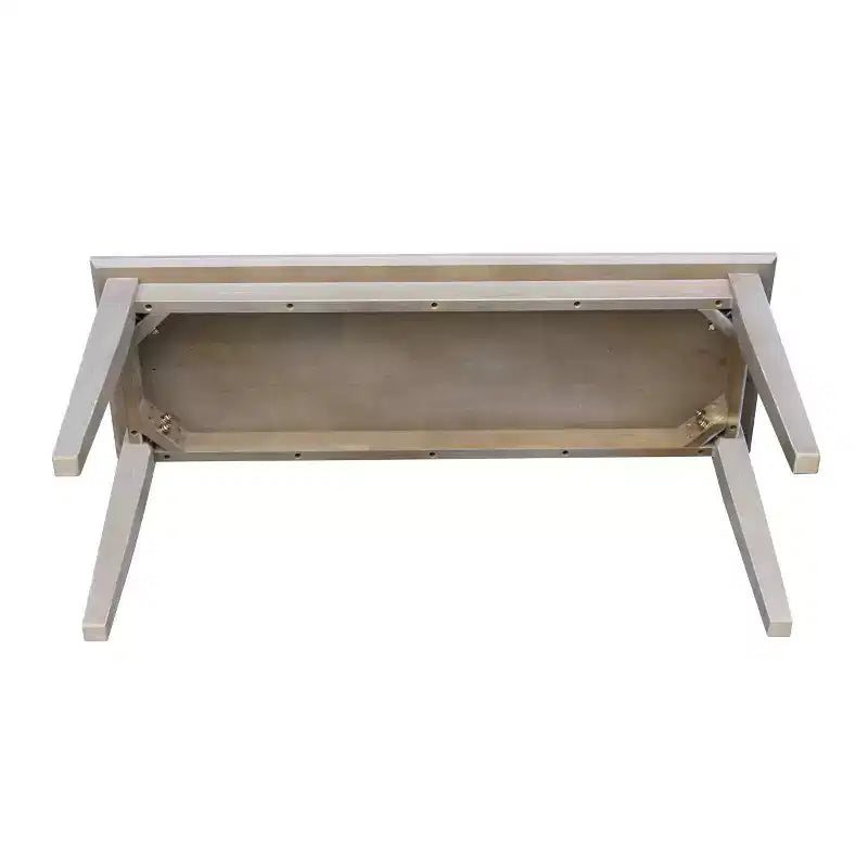 Panca in legno rettangolare nera / moka scuro / bianca / grigia / non rifinita, 2 posti