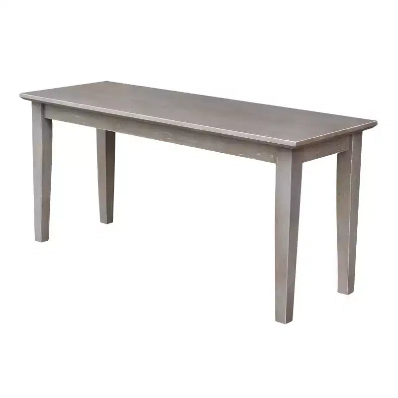 Panca in legno rettangolare nera / moka scuro / bianca / grigia / non rifinita, 2 posti