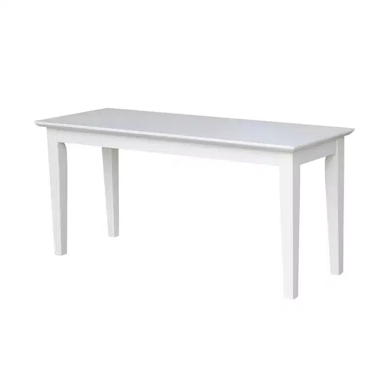 Panca in legno rettangolare nera / moka scuro / bianca / grigia / non rifinita, 2 posti
