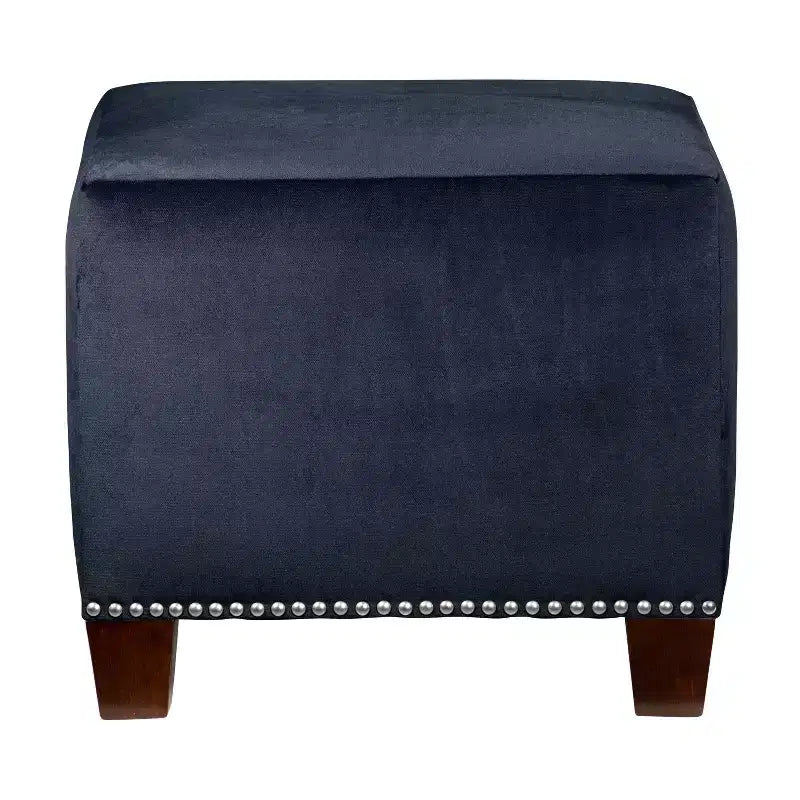 Pouf a chiodi quadrati, imbottito, 1 posto – Mystere Eclipse / Mystere Snow