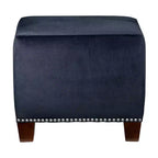 Pouf a chiodi quadrati, imbottito, 1 posto – Mystere Eclipse / Mystere Snow