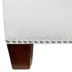 Pouf a chiodi quadrati, imbottito, 1 posto – Mystere Eclipse / Mystere Snow