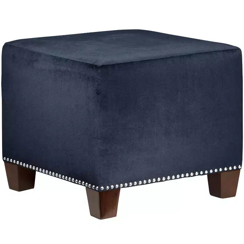 Skyline Furniture Square Nail Button Ottoman