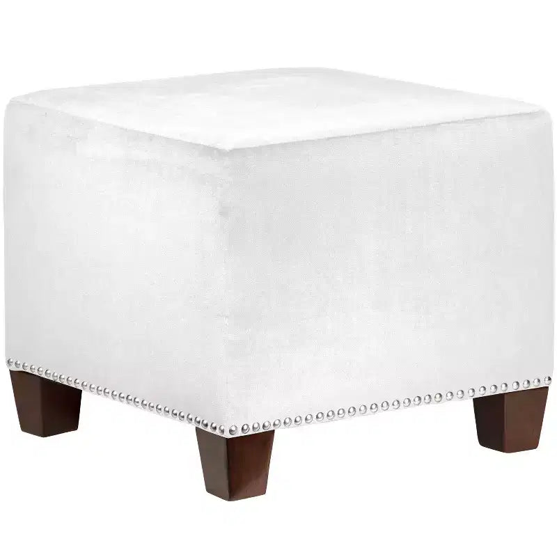 Pouf a chiodi quadrati, imbottito, 1 posto – Mystere Eclipse / Mystere Snow